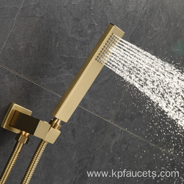 2021 Polished Brass Bathroom Shower Head Commercial